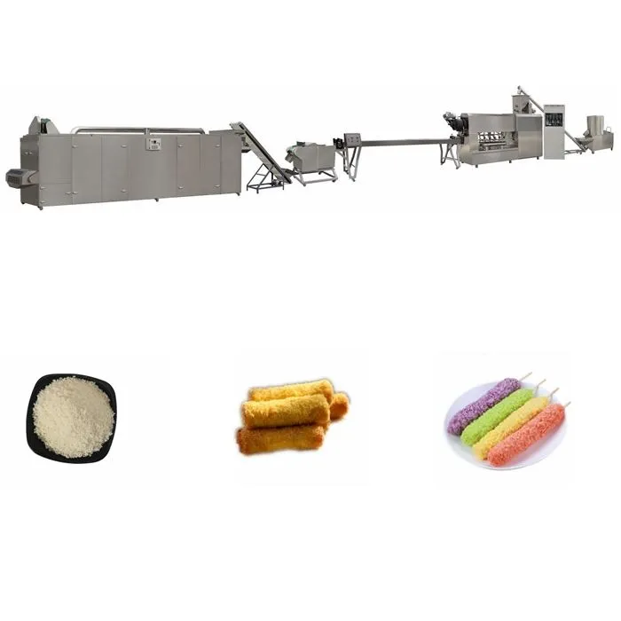 Ekstrudirani stroj za drobtine Panko iz nerjavečega jekla z visoko učinkovitostjo